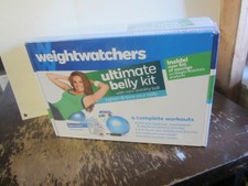 Weight Watchers Ultimate Belly Kit DVD Mini Stability Ball Tone Sealed
