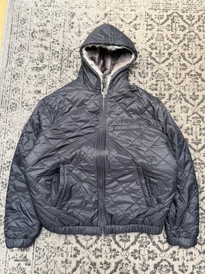 Supreme Faux Fur Reversible Hooded Jacket 'Black' Size US XL | eBay