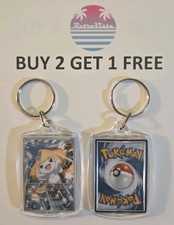 Pokemon TCG Jirachi XY67a Alt Art Promo Novelty Keychain 