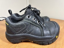 Keen Toddler Size 8 Hiking Toddler Kids Shoes Waterproof Leather Black - NICE