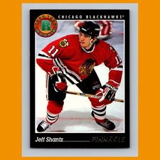 Jeff Shantz #428 1993-94 Pinnacle Chicago Blackhawks Hockey Card NHL