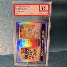 2024 Topps Heritage - Fingers/Schmidt Silver #196 160/225 Iconic Grading