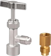 Automotive R134A Self Sealing Can Tap AC Puncture Freon Can Tap R134A Adapter
