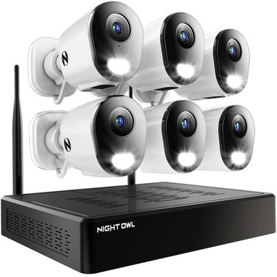 Night Owl BTWN81-F4-6L 10-Channel Wireless Security System