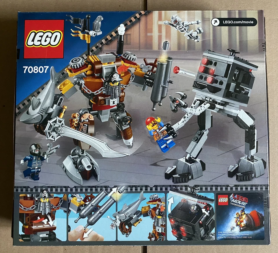 *NEW* LEGO Movie *METALBEARD'S DUEL* (70807) Frank SWAT Skeleton Pirates RETIRED - Image 2 of 4
