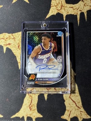 2025/2026 Bowman Basketball Ryan Dunn Black Mojo Auto /10 BCA-RU