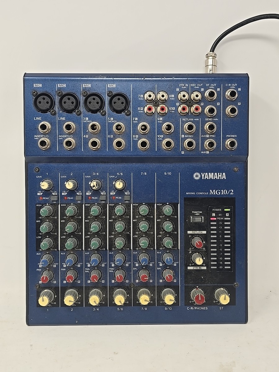 配信機器・PA機器・レコーディング機器 YAMAHA MIXING CONSOLE MG10/2 Yamaha MG10/2 10 Channel Stereo Mixing Console Mixer With Power
