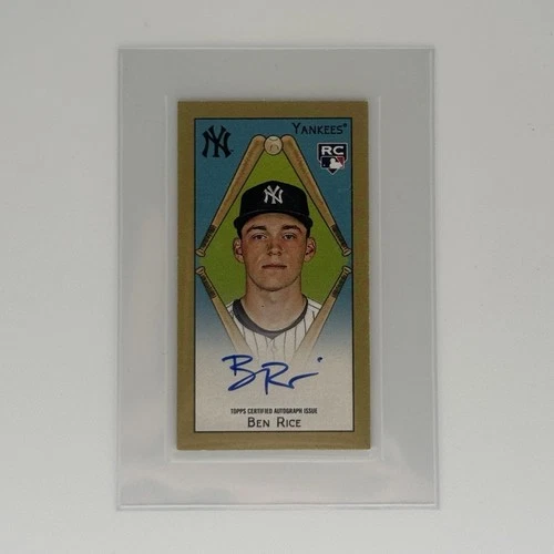 Topps Ben Rice RAW