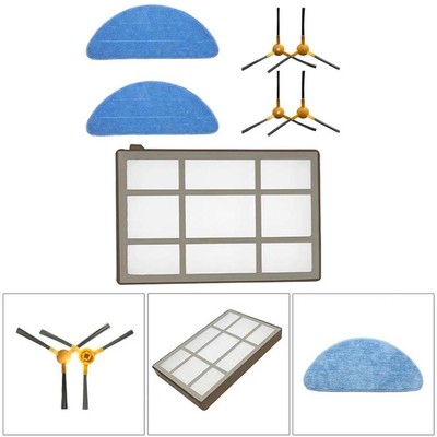 Umfangreiches Zubehörpaket für ABIR X6 und X8 Saugroboter mit Bürsten