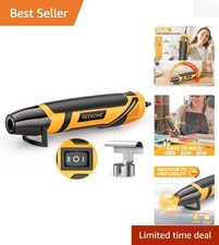 Fast Heating Mini Heat Gun with Overheat Protection - Ideal for Crafts More