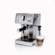 De'Longhi 15 Bar Pump Espresso Machine - ECP3630: Silver, Adjustable Cup Shelf,
