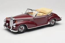 KKDC180942 Mercedes 300 SC Cabriolet W188 Dark Red KK-Scale 1/18