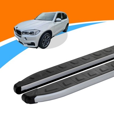 Trittbretter passend für BMW X5 ab Baujahr 02/2006-06/2013 DOLU Silber mit ABE