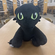 Build A Bear Toothless How To Train Your Dragon Night Fury Plush 14" No Wings