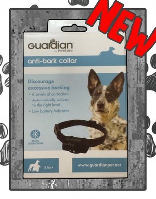 *New* Petsafe Guardian Anti Bark Dog Collar Size S 8 Ibs+    Black GBC00-15221