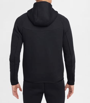 Sz 2XL- Nike Tech Windrunner Men's Fleece Full-Zip Jacket Black
