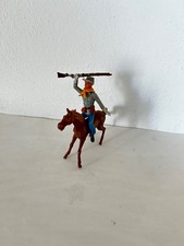 SOLDATINO NARDI SUDISTA A CAVALLO 8 cm OTTIMO ORIGINALE TIPO SWOPPET ANNI 60/70