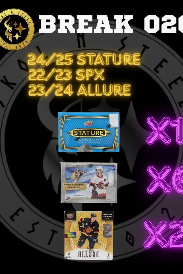 BREAK 020- 9 BOX PYT W/ SPX ALLURE AND STATURE