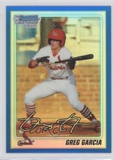 2010 Bowman Draft Chrome Picks Blue Refractor 16/199 Greg Garcia #BDPP44 2u6