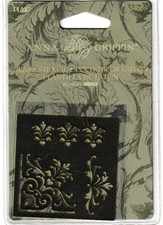 Anna Griffin Brass Stencil 5805S All Night Media Plaid