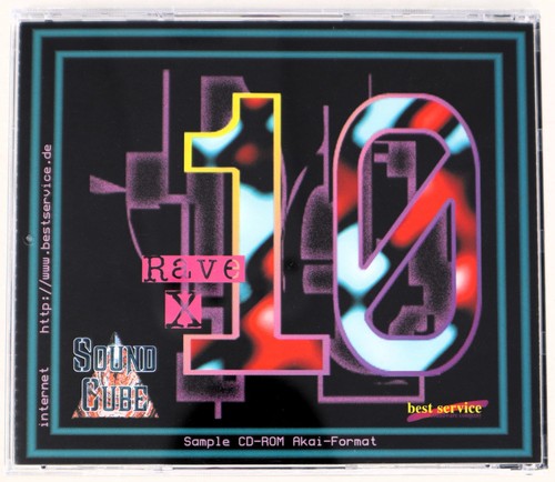 Best Service Sound Cube 10 Rave X Akai Format Sample/Sound Library/Sampling CD - Picture 2 of 2