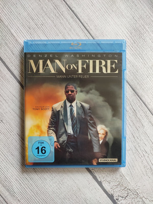 Man on Fire - Denzel Washington - Blu-Ray - sehr guter Zustand 