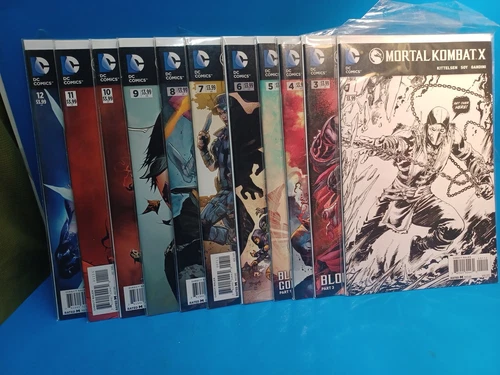 Mortal Kombat X  11  Issues DC Comics 2015  Lot 1,3,4,5,6,7,8,9,10,11,12 dc3
