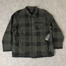 NWT Roark Ember Overshirt Jacket Mens XL Wool Blend Snap Button Aztec $149 MSRP