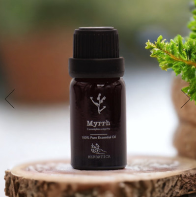 HERBATICA Myrrh Essential Oil 100% Natural Pure TherapeuticGrade 10ml