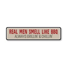Real Men Grill Metal Sign Metal Sign