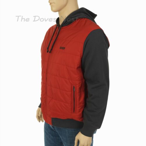 CHAPS SPORT by Ralph Lauren XX-LARGE Men's ORANGE & GRAY HOODED JACKET Full Zip - Picture 2 of 10