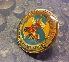 World of Outlaws pin badge winged dirt track Sprint Car racing National Series