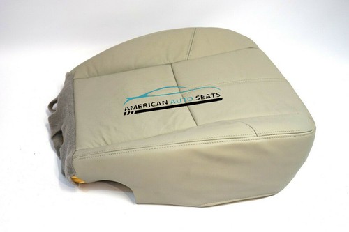 Driver Side Bottom VINYL Seat Cover Gray 07-10 Compatible with Chevy WT Base - Picture 2 of 4