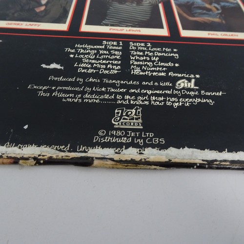 GIRL Original UK 1980 LP 'SHEER GREED' Lyric Inner DEF LEPPARD, LA GUNS TORME G+ - Picture 11 of 13