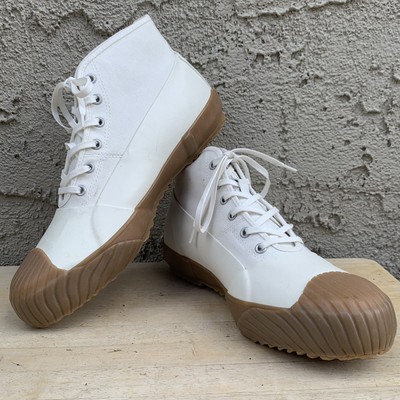 Moonstar Fine Vulcanized Unisex GYM CLASSIC HI WHITE Kurume Japan Mens Size 9