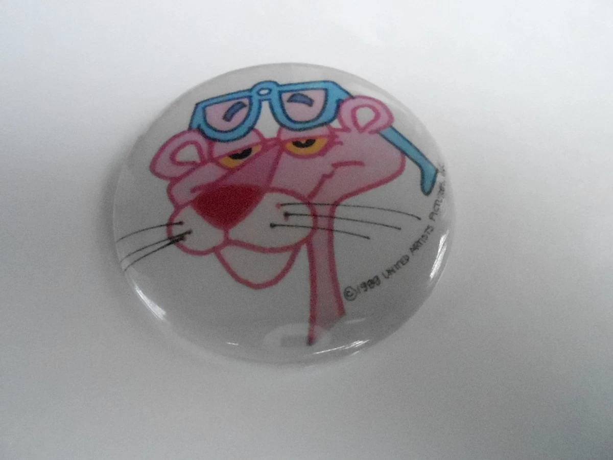 VINTAGE PINBACK BUTTON 51 025 PINK PANTHER SUNGLASSES eBay