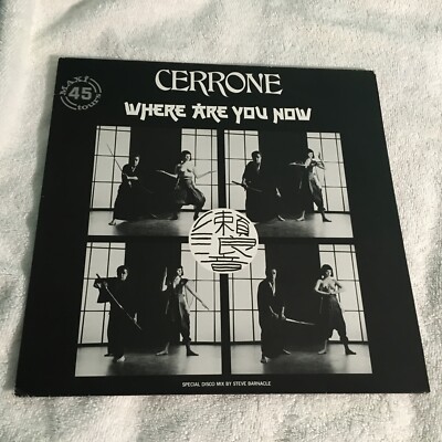 CERRONE Where Are You Now (Vinyl, Maxi-Single) ZC 61265