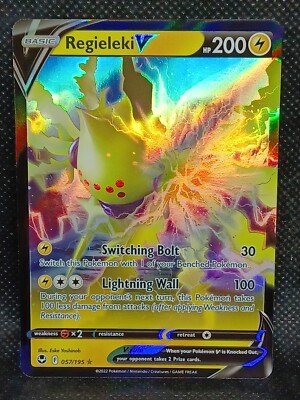 regieleki v pokemon card price Regieleki V - 057/195 Silver Tempest Ultra Rare Pokemon TCG NM