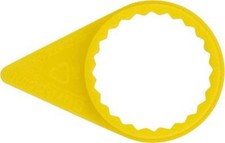 100 x 30mm Yellow CHECKPOINT Indicators Safety Wheel Nut Pointer Truck TY430C