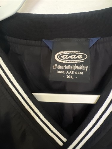 Vintage All America Embroidery Sport Tek xL StripedWindbreaker Jacket - Picture 3 of 8