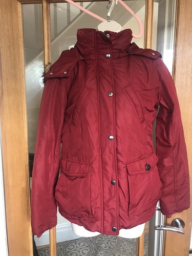 Red/burgundy Levis Levi Puffer Jacket 