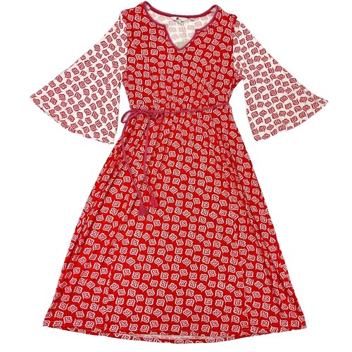 chinese dress ladies Ivy Linen Midi Dress-Olive, Ivory Stripe main image 0