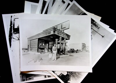 Antique Gas Station Visible Pump Reproduction Photos Lot 8 Sinclair D-X 8x10