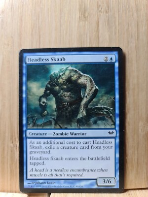 Magic The Gathering  HEADLESS SKAAB - Creature - Zombie Warrior MTG Card