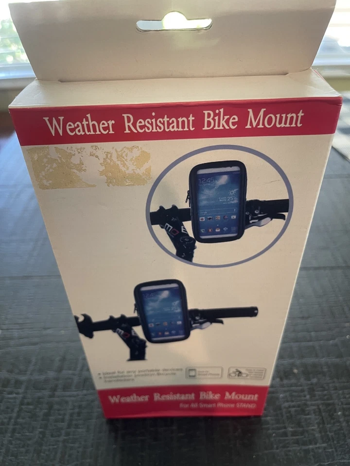 Soporte giratorio resistente a la intemperie para teléfono celular para bicicleta, soporte para teléfono inteligente Foto 4 de 4