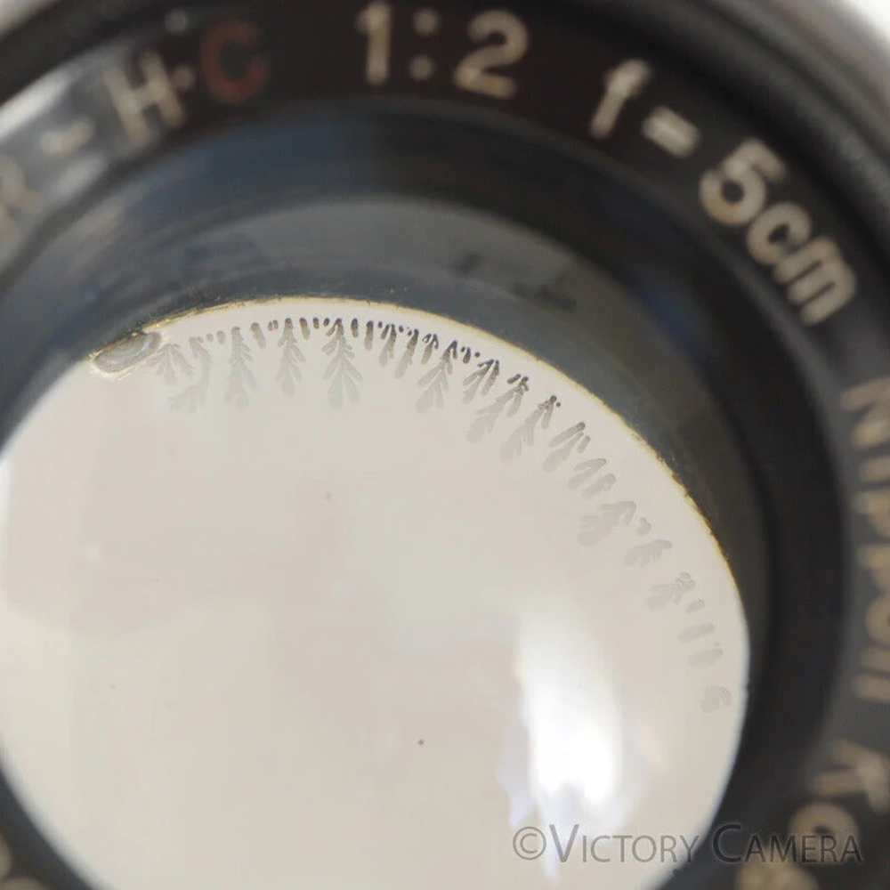 Nikon Nikkor H.C 5cm 50mm f2 LTM Rare Collapsible Screw Mount Lens