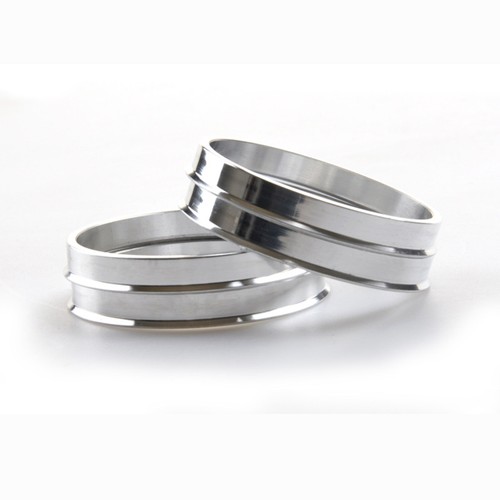 4Pcs Alloy Car Wheel Hub Centric Rings Spigot Spacer Set 66.1mm ID to 67.1mm OD - Picture 9 of 12