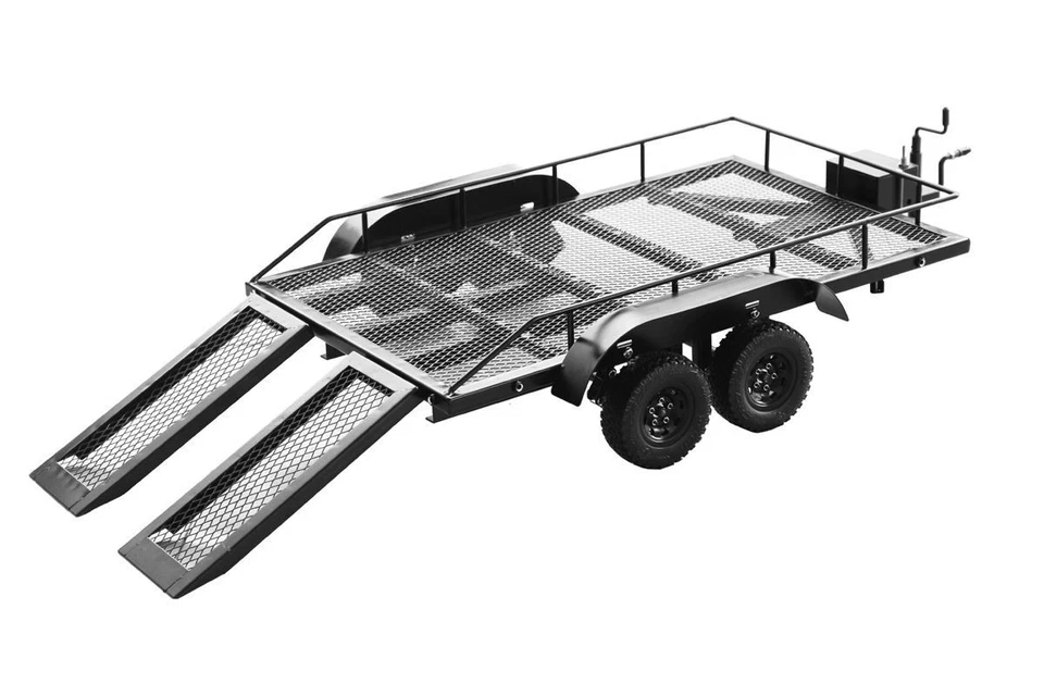 Racers Edge - 1/10 Scale Full Metal Trailer with LED Lights - Image 2 of 2