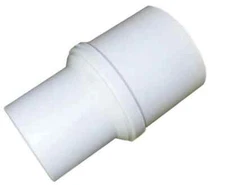PoolStyle CU9042200SPCO 1.25" White Stationary Screw-On Vac Hose Cuff