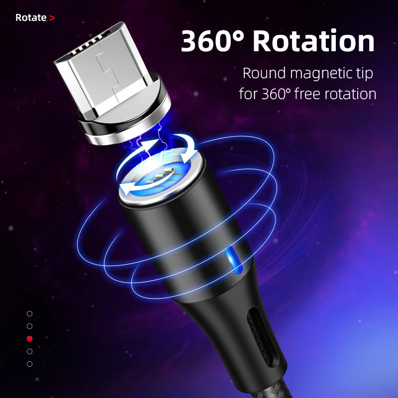 2026 3 in 1 Mobile Phone Magnetic Data and Syn Cable Phone Charger Cable A2P - Image 4 of 4